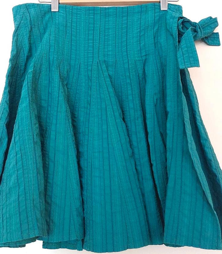 Groen wikkelrokje (Scenario), Kleding | Dames, Rokken, Zo goed als nieuw, Maat 42/44 (L), Groen, Boven de knie, Ophalen of Verzenden