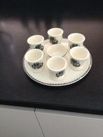 Societe Ceramique Maestricht eierdopjesset, Antiek en Kunst, Antiek | Servies compleet, Ophalen of Verzenden
