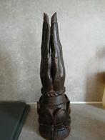 Wierookbrander beeld biddende handen van Boeddha met lotus, Ophalen of Verzenden