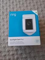 Ring beveiligingscamera Spotlight Cam - Plus Plug-in - 1080p, Audio, Tv en Foto, Videobewaking, Ophalen of Verzenden, Nieuw