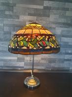 Tiffany lamp, Huis en Inrichting, Lampen | Tafellampen, Minder dan 50 cm, Glas, Gebruikt, Verzenden