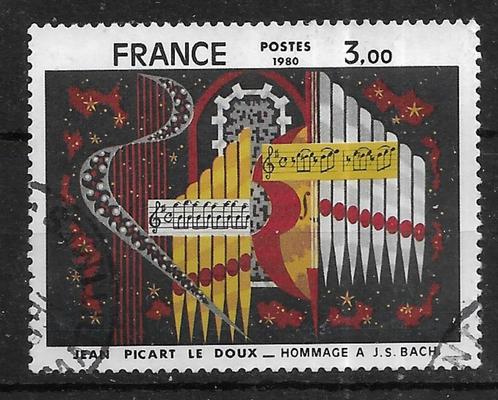 181-25 Frankrijk 1980 / Lean Picart le Doux , Postzegels en Munten, Postzegels | Europa | Frankrijk, Gestempeld, Verzenden