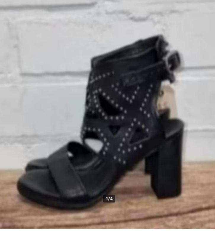 A.S.98 - Mooie leren pumps maat 41 - Nieuw €185 - Airstep, Kleding | Dames, Schoenen, Nieuw, Pumps, Zwart, Ophalen of Verzenden