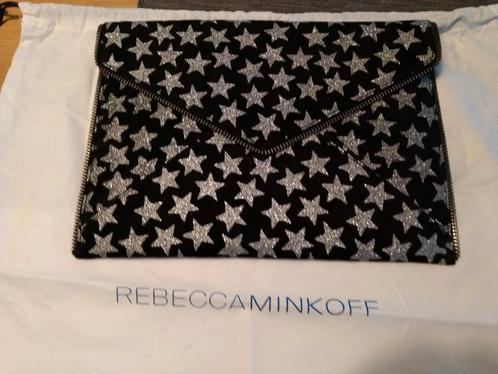 Clutch van Rebecca Minkoff, Sieraden, Tassen en Uiterlijk, Tassen | Damestassen, Zo goed als nieuw, Avondtasje, Zwart, Ophalen of Verzenden