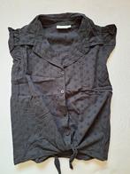 Zwart knoop blouseje 164/170, Kinderen en Baby's, Kinderkleding | Maat 164, Ophalen of Verzenden, Zo goed als nieuw, Jongen of Meisje