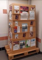 Mobiele Flyer Display Kast op Wieltjes., Ophalen