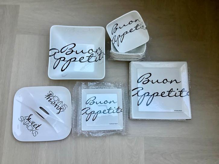Rivièra Maison Buon Appetito Servies Set, Huis en Inrichting, Keuken | Servies, Zo goed als nieuw, Compleet servies, Overige stijlen