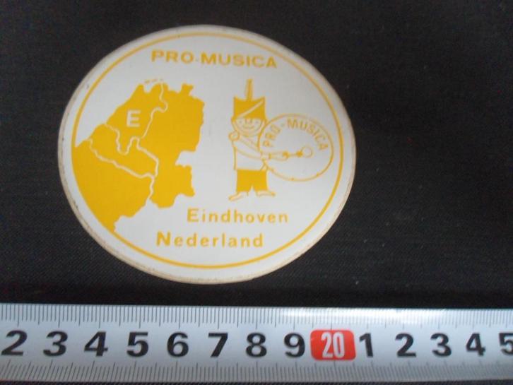 sticker ehv drumfanfare pro-musica, Verzamelen, Stickers, Zo goed als nieuw, Ophalen