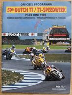 PROGRAMMABOEKJE TT ASSEN 1989, Verzamelen, Motoren, Gebruikt, Ophalen of Verzenden