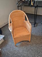 Rotan stoel, Gebruikt, Bruin, Vintage, Riet of Rotan