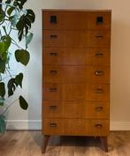 Deens design vintage ladekast, Huis en Inrichting, Ophalen, 5 laden of meer, Mid century modern, 100 tot 150 cm