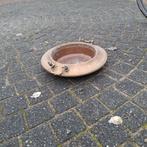 Koperen schaal, Huis en Inrichting, Ophalen, Gebruikt, Rond, Overige materialen