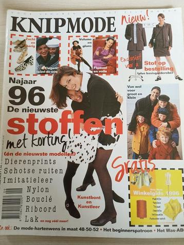 Knipmode september 1996 najaar 96 gebruikte stoffen beschikbaar voor biedingen