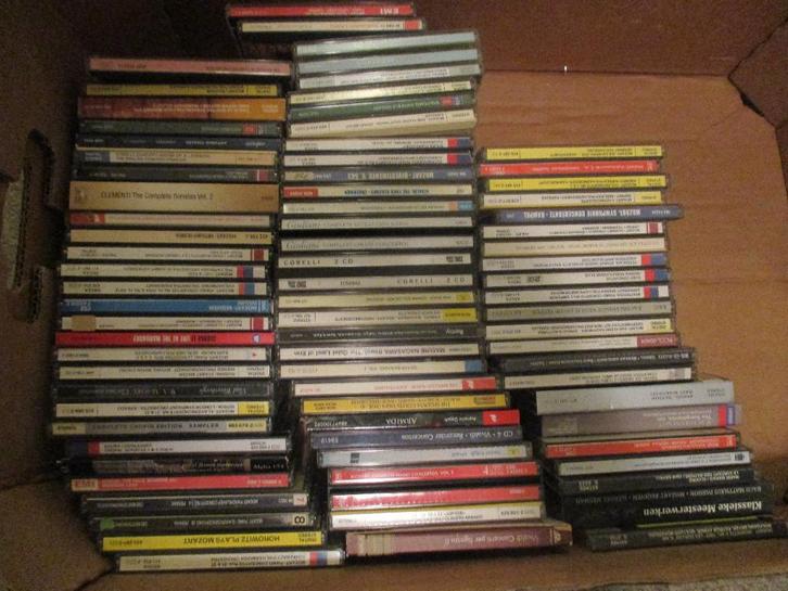 CD klassiek, Mozart, Chopin, Monteverdi, Vivaldi  77 stuks, Cd's en Dvd's, Cd's | Klassiek, Gebruikt, Overige typen, Classicisme