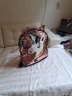 Rugtasje eenhoorn unicorn glitter pailletten, Ophalen of Verzenden, Minder dan 30 cm