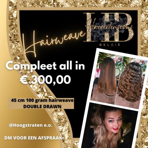 Hairweave of Hairextensions beste kwaliteit en service, Sieraden, Tassen en Uiterlijk, Uiterlijk | Haarverzorging, Nieuw, Pruik of Haarverlenging