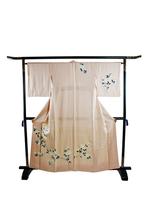 Japanse Houmongi Kimono., Maat 38/40 (M), Overige kleuren, Verzenden, Gedragen