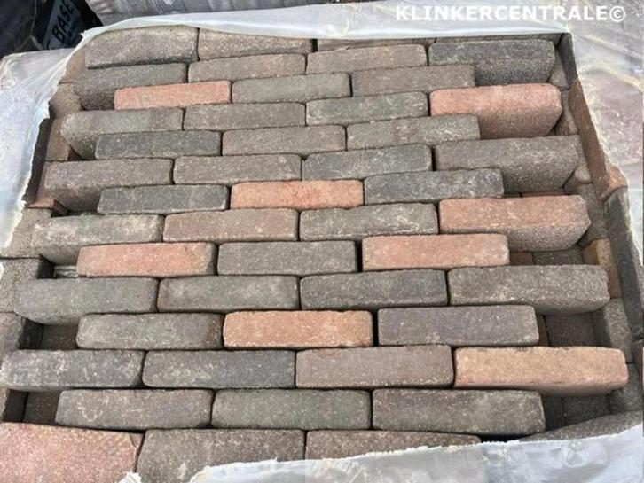 100m2 bruin terra gemêleerd gebakken klinkers waalform 5duim, Tuin en Terras, Tegels en Klinkers, Nieuw, Klinkers, Keramiek, 10 m² of meer