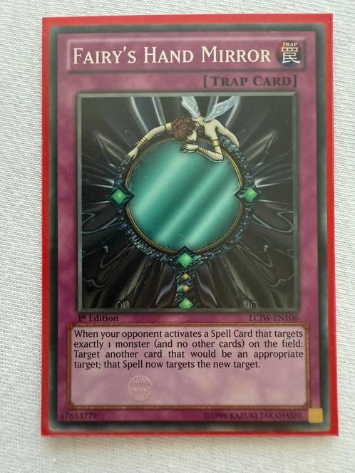 Fairy's Hand Mirror yugioh, Hobby en Vrije tijd, Verzamelkaartspellen | Yu-gi-Oh!, Nieuw, Losse kaart, Verzenden