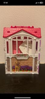 Leuk barbie uitschuifhuis!!, Ophalen of Verzenden, Zo goed als nieuw, Toebehoren