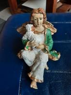 Oude Zittende Engel - 17cm, Diversen, Kerst, Ophalen of Verzenden, Gebruikt