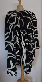 Aparte zwart/beige jas van Purificacion Garcia! XL, Kleding | Dames, Verzenden, Zwart, Maat 46/48 (XL) of groter, Zo goed als nieuw