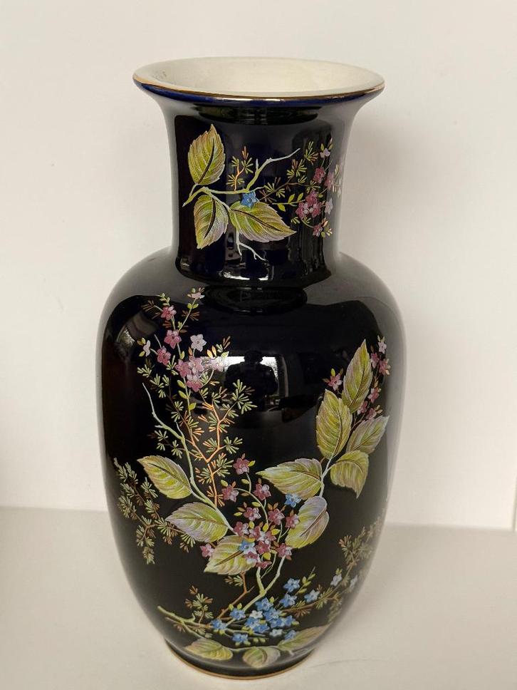 Bareuther Waldsassen Echt Cobalt decoratie vaas, Antiek en Kunst, Antiek | Vazen, Ophalen of Verzenden