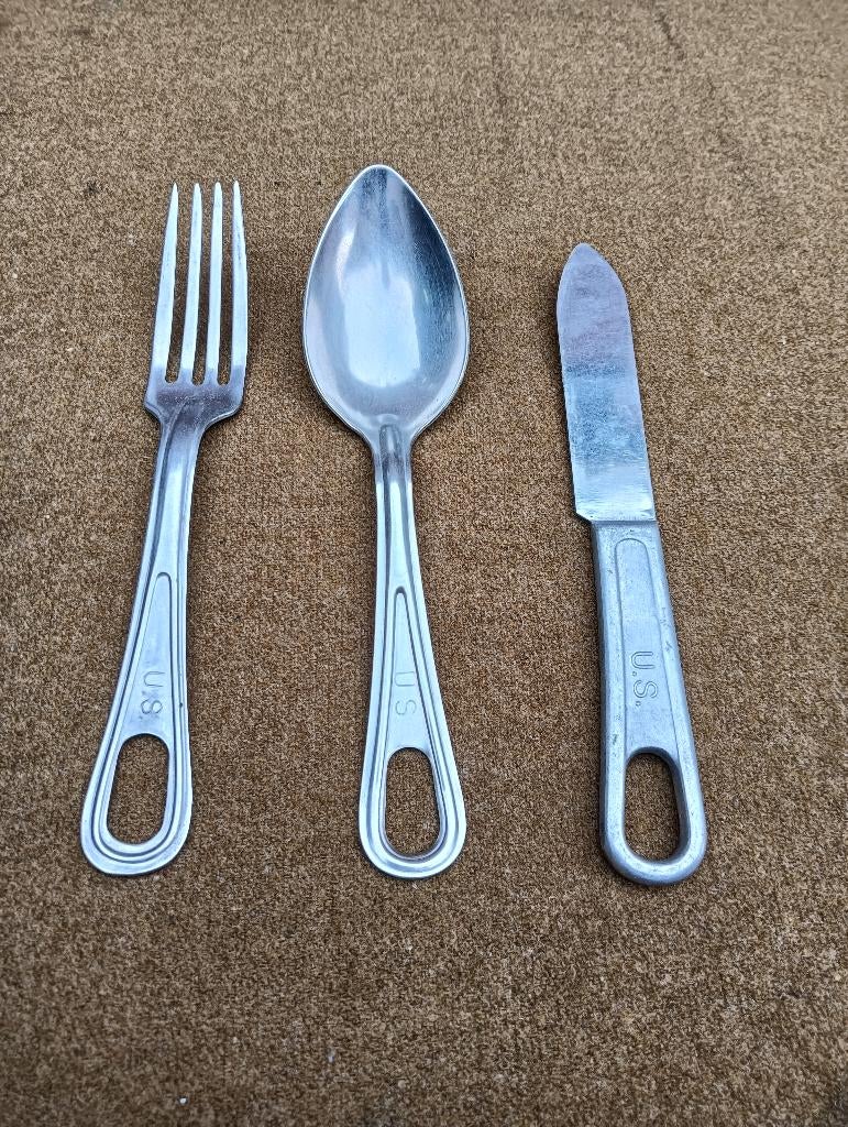 US bestek set, Verzamelen, Militaria | Tweede Wereldoorlog, Verzenden, Landmacht, Amerika, Overige typen