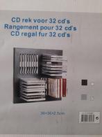 2 WAND CD DVD-REK METAAL. (nieuw), Ophalen, Nieuw, Metaal, 25 tot 75 discs