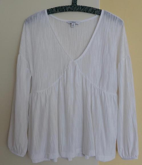 Leuke blouse van Next maat 42, Kleding | Dames, Blouses en Tunieken, Zo goed als nieuw, Maat 42/44 (L), Wit, Ophalen of Verzenden
