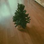 Klein kunst boompje rond 48 cm. En, kerststerren , huisje, Ophalen of Verzenden, Gebruikt
