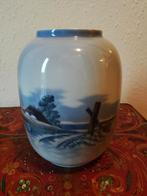 Prachtig gedecoreerde vintage vaas van Denmark Copenhagen, Antiek en Kunst, Antiek | Vazen, Verzenden