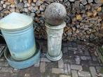 Zuil met stenen bol, Tuin en Terras, Ophalen, Gebruikt, Steen, Overige typen