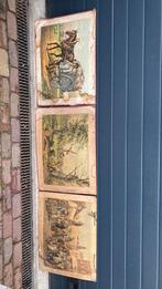 3 oude schoolplaten, Antiek en Kunst, Antiek | Schoolplaten, Ophalen of Verzenden, Geschiedenis
