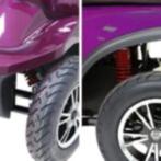 Scootmobiel nieuw - CTM HS-926 - paars, Overige merken, -, -, Nieuw