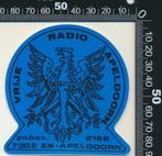 Sticker: Vrije Radio Apeldoorn, Verzamelen, Stickers, Film, Tv of Omroep, Ophalen of Verzenden