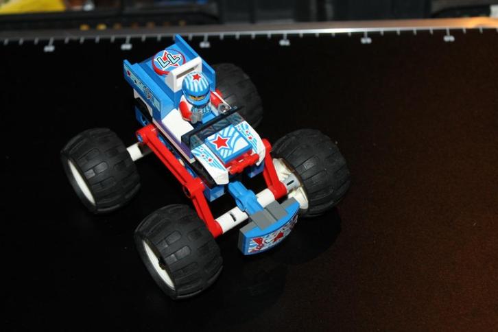 lego racers monstertruck 9094, Kinderen en Baby's, Speelgoed | Duplo en Lego, Zo goed als nieuw, Lego, Complete set, Ophalen of Verzenden