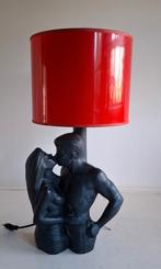 vintage tafellamp 80's design lamp, Huis en Inrichting, Lampen | Tafellampen, Ophalen of Verzenden, Zo goed als nieuw, Overige materialen