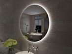 Ronde Badkamerspiegel met LED-Verlichting - Dimbaar OP=OP, Huis en Inrichting, Woonaccessoires | Spiegels, Ophalen, Rond, Nieuw