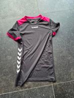 Hummel Sportshirt - Maat M - Zwart/Roze, Maat 38/40 (M), Zwart, Ophalen of Verzenden, Zo goed als nieuw