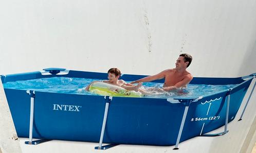 Intex zwembad, Tuin en Terras, Zwembaden, Zo goed als nieuw, Minder dan 80 cm, 200 tot 400 cm, Minder dan 200 cm, Rechthoekig