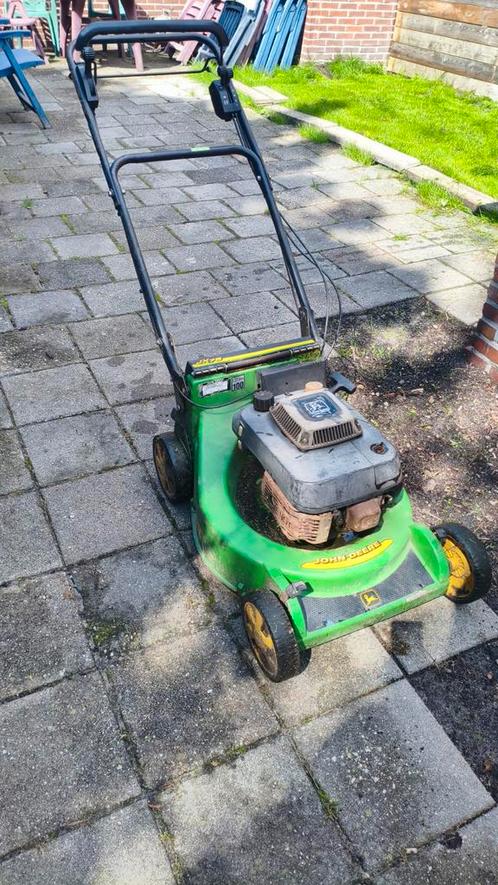 John Deere JX75 grasmaaier, Tuin en Terras, Grasmaaiers, Gebruikt, Benzine-grasmaaier, 50 cm of meer, Cirkelmaaier, Ophalen