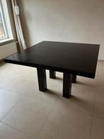 Vierkante eettafel, Huis en Inrichting, Tafels | Eettafels, Ophalen, Gebruikt, Vierkant, Overige houtsoorten