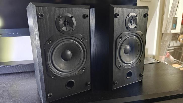 Bowers en Wilkins (B&W) luidspreker set, Audio, Tv en Foto, Luidsprekers, Gebruikt, Front, Rear of Stereo speakers, 120 watt of meer