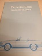 NIEUW 1983 Nederlands Mercedes SL cabrio folder R107 serie, Boeken, Auto's | Folders en Tijdschriften, Ophalen of Verzenden, Zo goed als nieuw