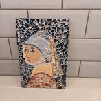 Het meisje met de parel mozaiek, Antiek en Kunst, Ophalen of Verzenden