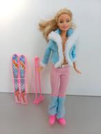 Barbie pop met ski's, Ophalen of Verzenden, Gebruikt, Barbie