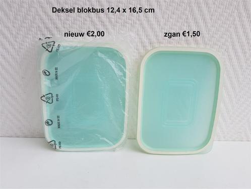 T142 Losse deksels, Tupperware, Huis en Inrichting, Keuken | Tupperware, Zo goed als nieuw, Overige typen, Blauw, Geel, Groen