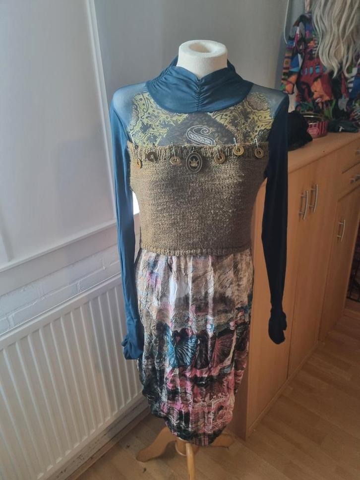 Save the Queen jurkje maat L, Kleding | Dames, Jurken, Zo goed als nieuw, Maat 42/44 (L), Boven de knie, Ophalen of Verzenden