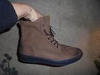 w4) zgan bruin leer veter boots maat 44 leer, Verzenden, Boots, Zo goed als nieuw, Onbekend